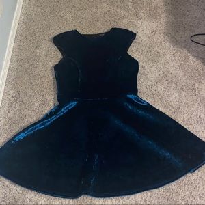 Deep Teal Velvet Dress - NEVER WORN